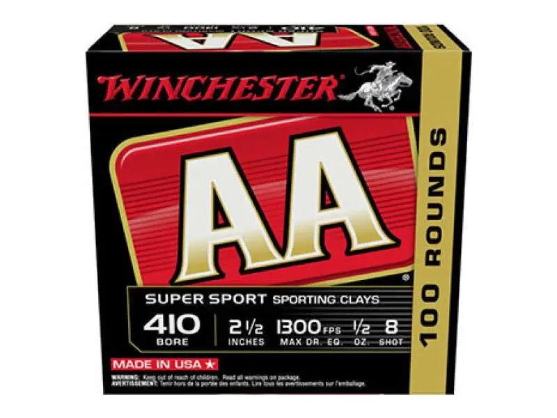 WINCHESTER 28 GA 2-3/4" #7.5 AA SUPER SPORT SC 3/4 OZ 100 RD/BX 5 BX/CS