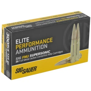SIG SAUER ELITE BALL 300BLK 125GR FMJ 20RD BX