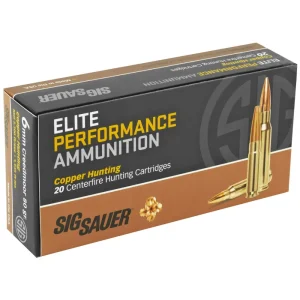 SIG SAUER 6MM CR 80GR ELITE COPPER HUNTING