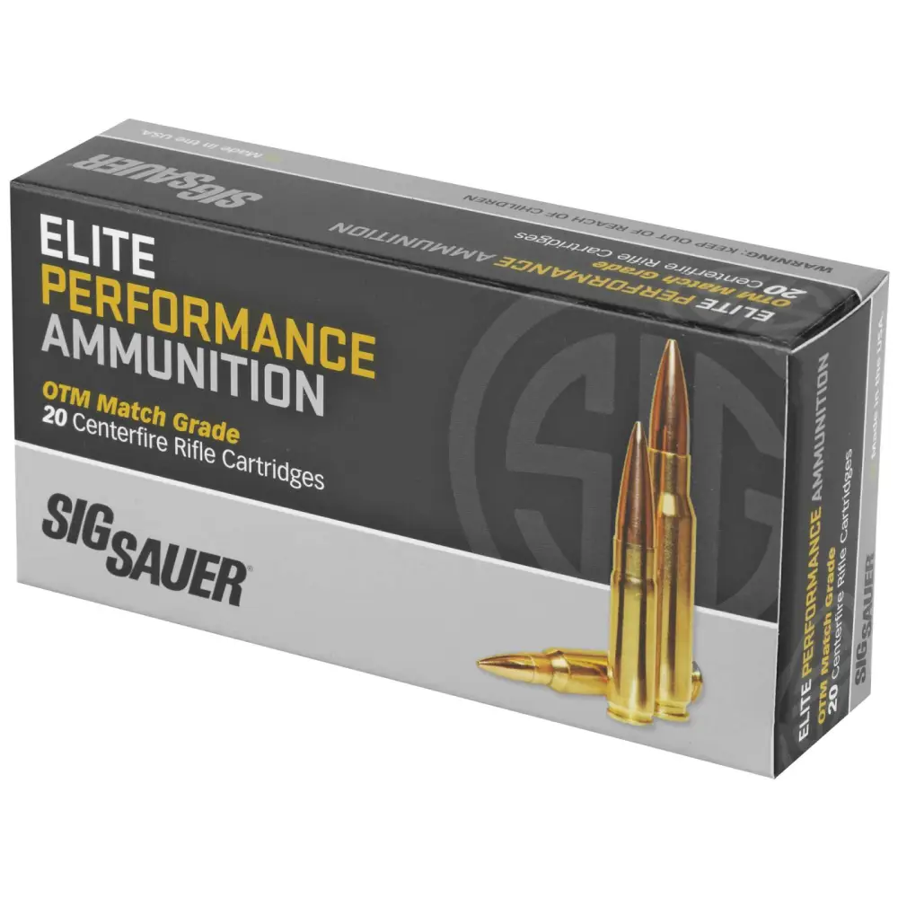 SIG SAUER ELITE MATCH 6MM CR 107GR 20RD BX - Image 2