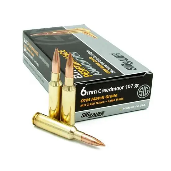 SIG SAUER ELITE MATCH 6MM CR 107GR 20RD BX - Image 4