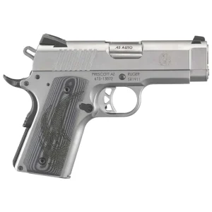 RUG SR1911 OFCR-STYLE 45ACP PSTL 3.6" STS CHK GRPS 7+1