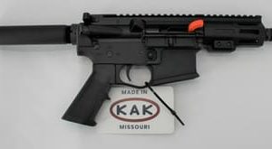 KAK Industry MO-815-1004-001 Complete K15 Pistol 9mm 4" 32+1 Black