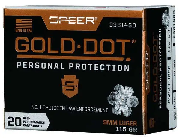 SPEER 9MM LUGER 115 GR GDHP AMMO 20 RD/BX 10 BX/CS - Image 4