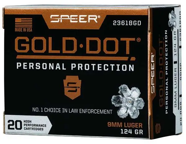 SPEER 9MM LUGER 124 GR GDHP AMMO 20 RD/BX 10 BX/CS - Image 4