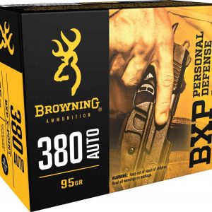 BROWNING 380 AUTO BXP JHP 95 GR