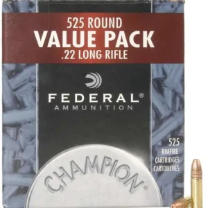 FEDERAL 22 LR HV 36GR COPPER PLATED HP "CHAMPION" 525 RD/BX 10 BX/CS