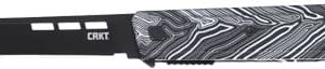 CRKT ZEPHYR 3.22" PLAIN EDGE - WHITE/BLACK G10 LINER LOCK