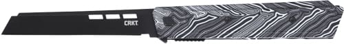 CRKT ZEPHYR 3.22" PLAIN EDGE - WHITE/BLACK G10 LINER LOCK