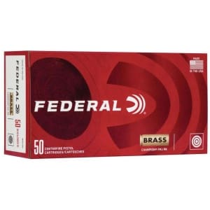 FEDERAL 10MM AUTO 180GR FMJ CHAMPION BRASS 50 RD/BX 20 BX/CS