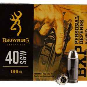 BROWNING 40 S&W BXP JHP 180 GR