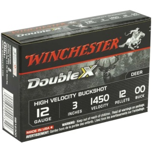 12GA 12 PELLETS #00 BUCK 3"