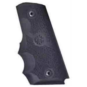 HOGUE GRIP COLT OFFICER'S ACP - WRAPAROUND W/FINGER GROOVES