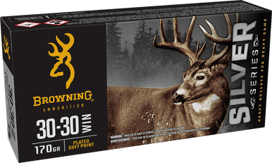 Browning 30-30 Winchester Silver Series B192630301 170 Grain Plated Soft Point 20 Rounds