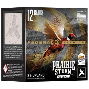 FEDERAL 12GA 3" MAX. 1-5/8OZ 6 SHOT FS LEAD 25 RD/BX 10 BX/CS