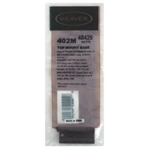 WEAVER BASE TOP MOUNT #402M - HIGH STDMARLIN 455/MR7 MATTE