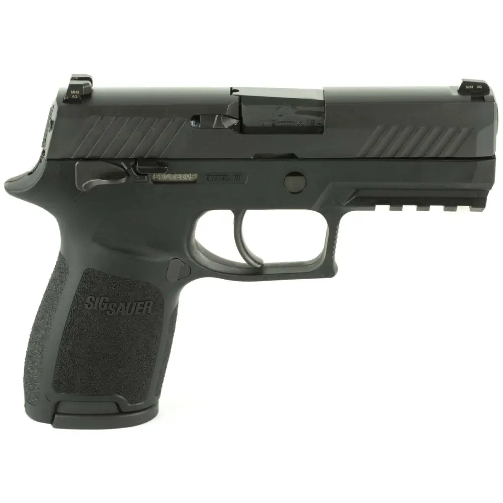 SIG SAUER P320 COMPACT 9MM PSTL 3.9" BLACK M.S. 2-10RD MAGS MASS COMPLIANT