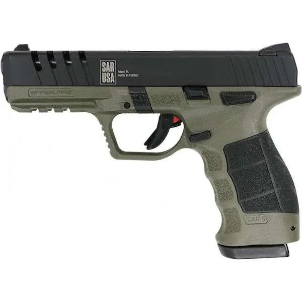 SARSILMAZ SAR9X 9MM PSTL BLK/ODG