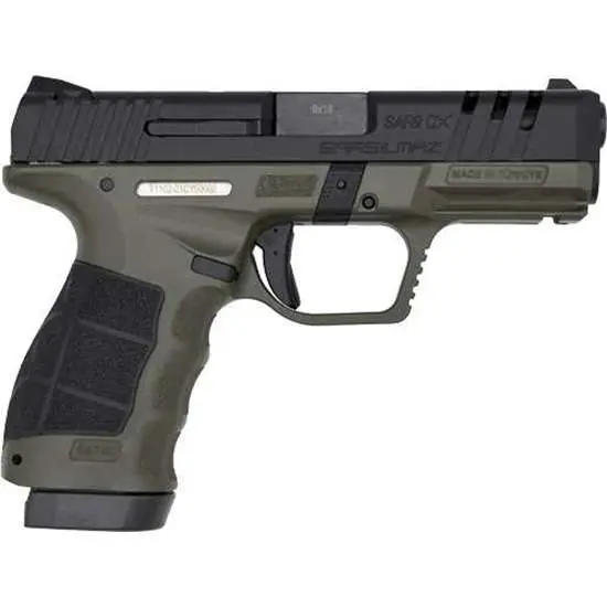 SAR USA SAR9X COMPACT OD GREEN 9MM PSTL