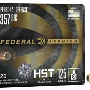 FEDERAL 357 MAG 154GR HST JHP PERSONAL DEFENSE 20 RD/BX 10 BX/CS