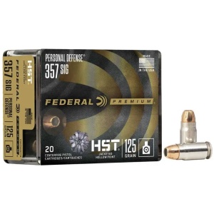 FEDERAL 357 MAG 154GR HST JHP PERSONAL DEFENSE 20 RD/BX 10 BX/CS