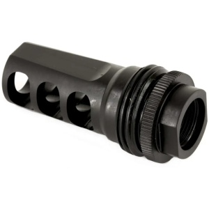 SILENCERCO ASR MUZZLE BRAKE 5/8x24 .458CAL