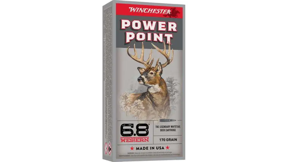 WINCHESTER SUPER X POWER POINT 6.8WST 170G 20RD BX 200RD CASE