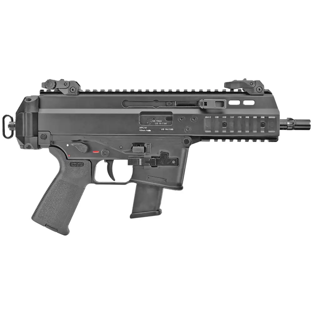B&T APC10 PRO PSTL 10MM 6.9" BBL BLACK 15RD MAG