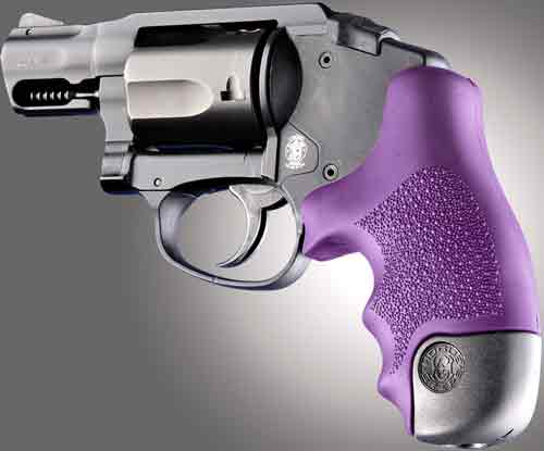 HOGUE GRIPS S&W J FRAME RB - CENT./POLY BODYGUARD PURPLE