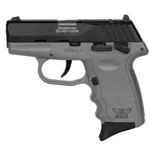 SCCY CPX4CBSGRDR 380 PST BL/S-GRY GRP D/S SAFETY