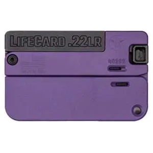 TRAILBLAZER FIREARMS LIFECARD 22LR PISTOL BRIGHT PURPLE POLYMER