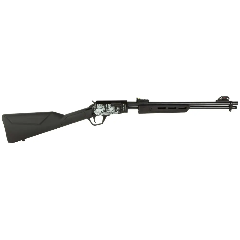 ROSSI GALLERY 22LR RFL 18" BLK SYNTHC ENGRAVED DEER