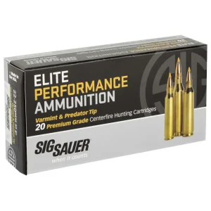 SIG 22-250 REM, 40GR,VARM/PRED 20