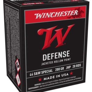 WINCHESTER 44 S&W SPECIAL JHP 200 GR 20 RD/BX 10 BX/CS