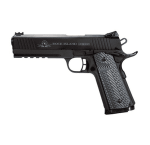 Rock Island Armory 51914 5" M1911 A1 FS Tact 10mm G10 8+1 Black