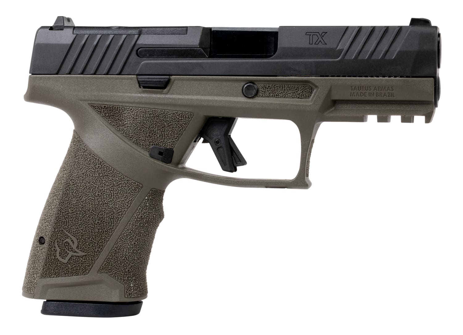 TAURUS TX 9MM CMPCT ODG/BK 4" 15+1 OR