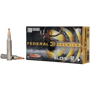 FEDERAL 7MM REM MAG 162 GR ELD-X 20 RD/BX 10 BX/CS