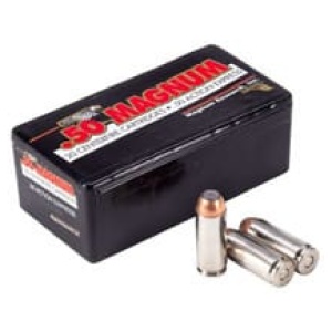 Magnum Research 50 Action Express Ammunition DEP50JSP350B 350 Grain Jacketed Soft Point 20 Rounds