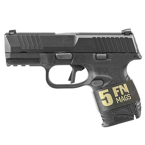 FN 509C BUNDLE BLACK 9MM PSTL 1-12RD 1-15RD 3-24RD MAGS - Image 3