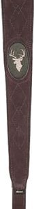 ALLEN SUED DEER HEAD SLING W/ - SWIVELS  BROWN LEATHER