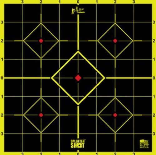 SPLATTER SHOT TARGET SIGHT-IN - 8" GREEN PEEL/STICK 6EA
