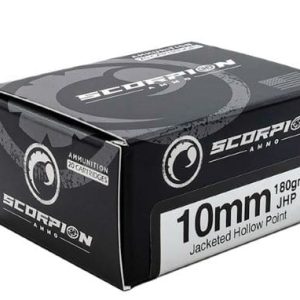 SCORPION 10MM - 180GR JHP 20RD 10BX/CS