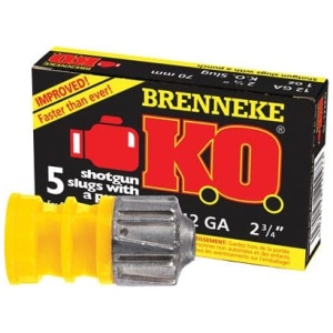BRENNEKE USA KO 12GA 2.75" - 1OZ SLUG 5RD 50BX/CS