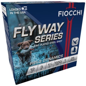 FIOCCHI FLYWAY 12GA 3" 1-1/5OZ - #1 1550FPS 25RD 10BX/CS