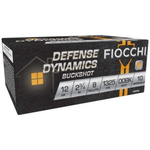 FIOCCHI 12GA 2.75" 00 BUCK - 10RD 25BX/CS
