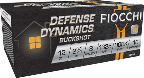 FIOCCHI 12GA 2.75" 00 BUCK - 10RD 25BX/CS