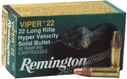 REMINGTON VIPER 22LR 36GR TC - SOLID HYPER-VEL 50RD 100BX/CS