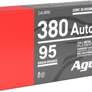 AGUILA 380 ACP 95GR FMJ-RN - 50RD 10BX/CS