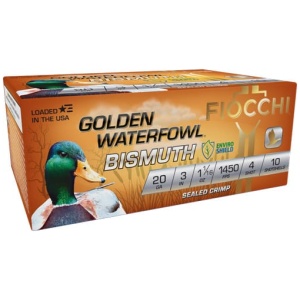 FIOCCHI GOLDEN BISMUTH 20GA 3" - 1-1/16OZ #4 10RD 10BX/CS