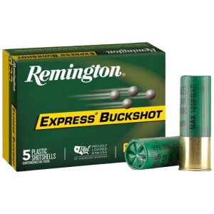 REMINGTON BUCKSHOT 12GA 3" - 00 BUCK 15 PELLETS 5RD 50BX/CS